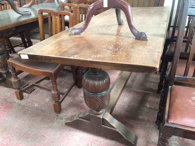 Image of large refectory pub table 003